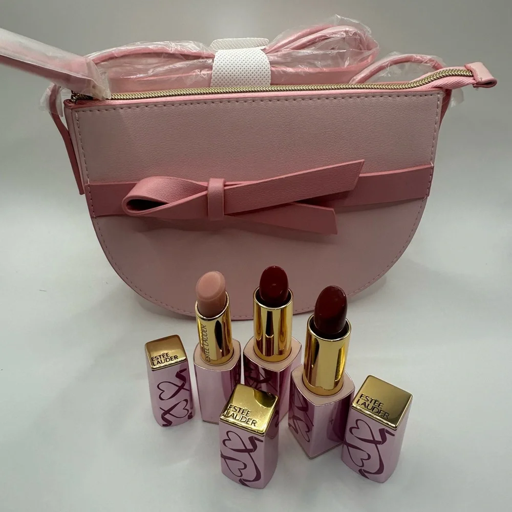 🎉 HOST PICK 🎉 Estée Lauder Pink Perfection 4-Pcs Lipstick Set ~ New With Box.
